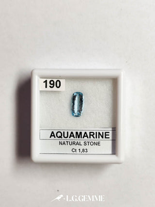 acquamarina 1.83ct trasparente ovale