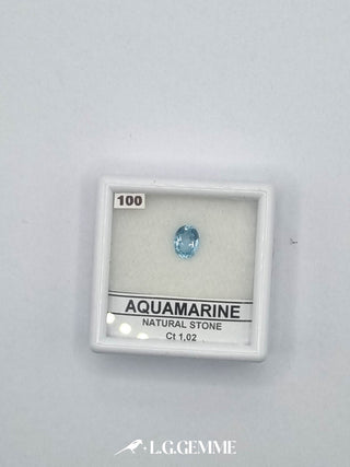 acquamarina 2.00ct trasparente ovale