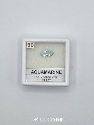 acquamarina 1.57ct trasparente marquise