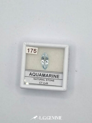 acquamarina 2.49ct trasparente ovale