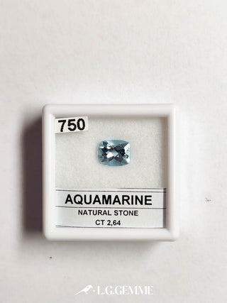 acquamarina 2.64ct trasparente ovale