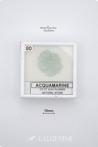 acquamarina 10.51ct blu rettangolare
