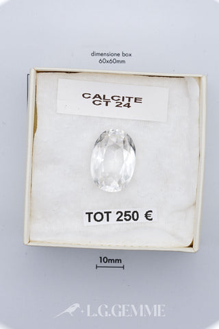 Calcite 24,00 carati Ovale gemma preziosa