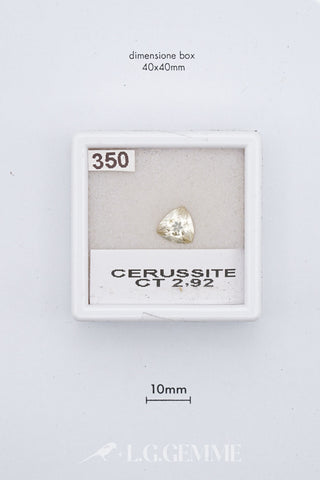Cerussite 2,92 carati Cuscino gemma preziosa
