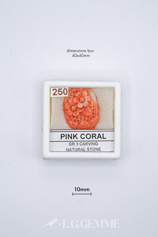 corallo 15.00ct rosa forma libera