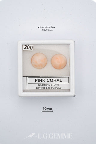 corallo 5.00ct rosa forma naturale