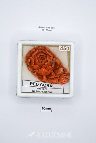 corallo 64.00ct rosso forma libera