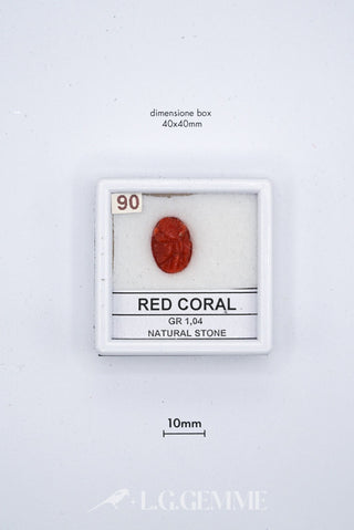 corallo 5.20ct rosso ovale