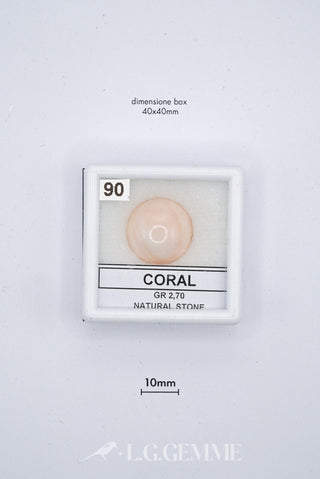corallo 13.50ct rosa forma naturale