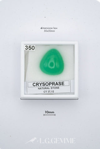 crisoprasio 37.12ct verde forma libera