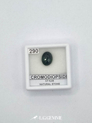 cromodiopside 6.05ct verde ovale