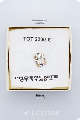 Fosgenite 11,60 carati Cuscino gemma preziosa