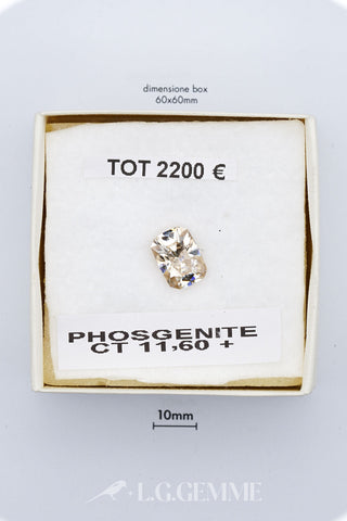 Fosgenite 11,60 carati Cuscino gemma preziosa