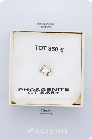 Fosgenite 5,68 carati Cuscino gemma preziosa