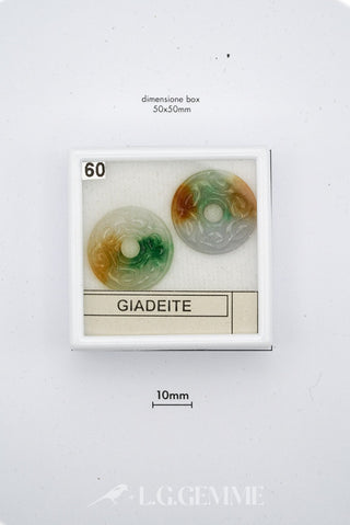 giadeite 1.00ct verde ovale
