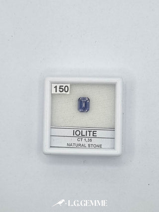 iolite 1.35ct blu rettangolare