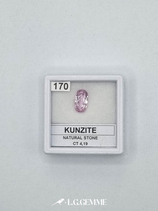 kunzite 4.19ct rosa ovale
