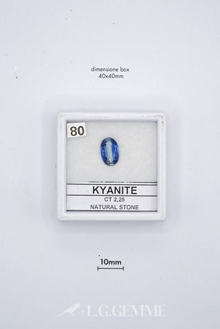 kyanite 2.25ct blu ovale