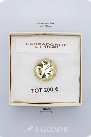 Labradorite 18,48 carati Tonda gemma preziosa