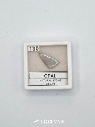 opale 3.40ct bianco triangolare