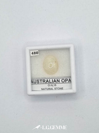 opale 6.15ct giallo ovale