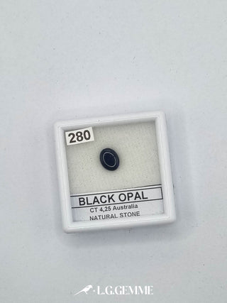 opale 4.25ct nero ovale