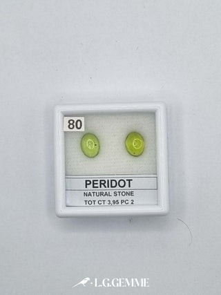 peridoto 3.95ct verde ovale