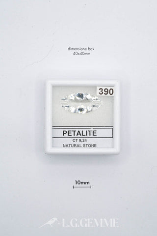 petalite 9.24ct trasparente ovale