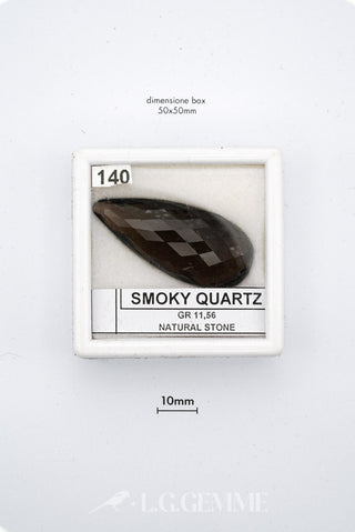 quarzo 8.00ct grigio pera