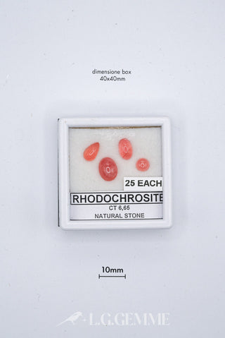 rodocrosite 6.65ct rosa ovale