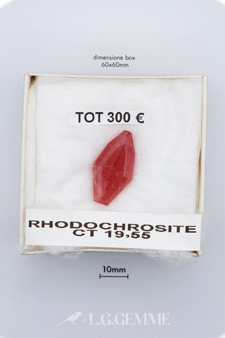 Rodocrosite 19,55 carati Freeform gemma preziosa
