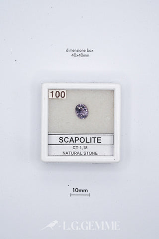 scapolite 1.18ct viola ovale