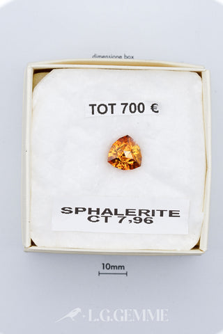 Sphalerite 7,96 carati Cuscino gemma preziosa