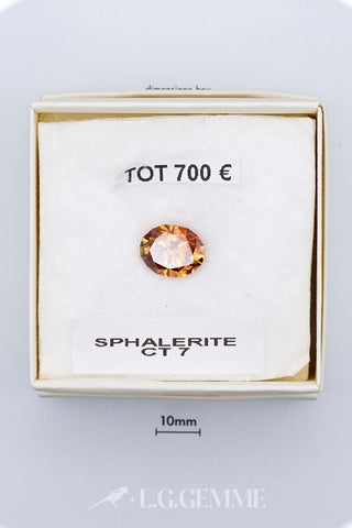 Sphalerite 7,00 carati Ovale gemma preziosa