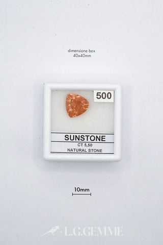 soleggiato 5.50ct arancione triangolare