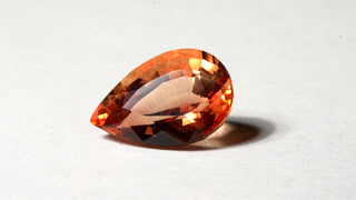 Sunstone arancione goccia 6.06CT