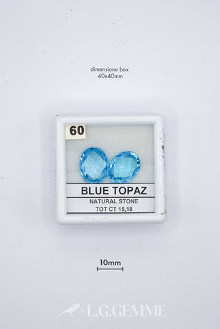 topazio 15.18ct blu ovale