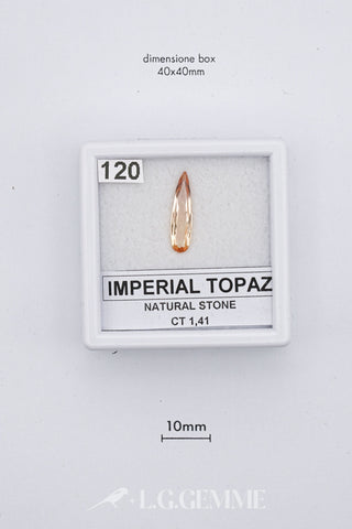 Topazio Imperiale 1,41 carati Marquise gemma preziosa