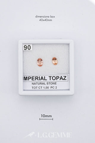Topazio Imperiale 1,00 carati Ovale gemma preziosa