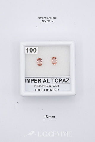 Topazio Imperiale 0,96 carati Ovale gemma preziosa