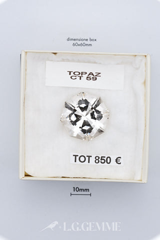 Topazio 59,00 carati Freeform gemma preziosa