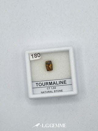 tormalina 1.62ct giallo rettangolare