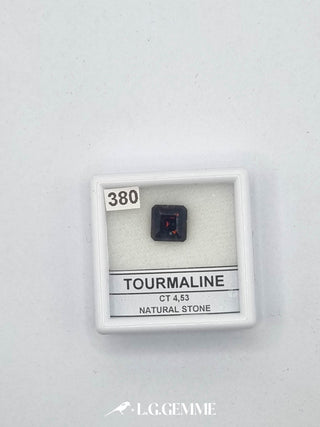 tormalina 4.53ct nero quadrato