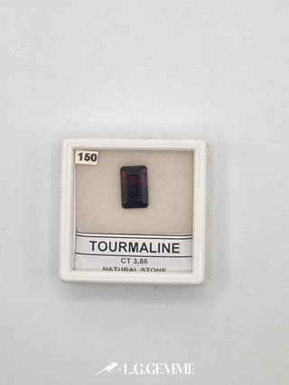 tormalina 3.86ct nero rettangolare