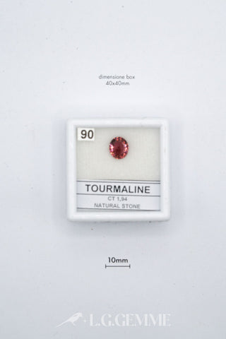 tormalina 1.94ct rosa ovale