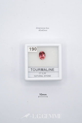 tormalina 2.30ct rosa ovale