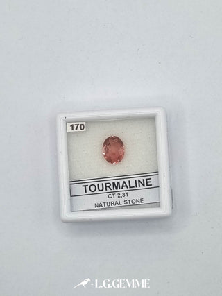tormalina 2.31ct rosa ovale