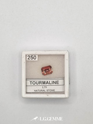tormalina 2.75ct rosa rettangolare