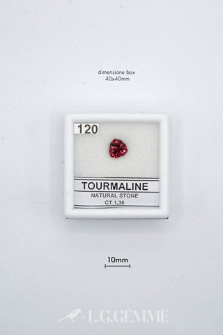 tormalina 1.36ct rosso cuore