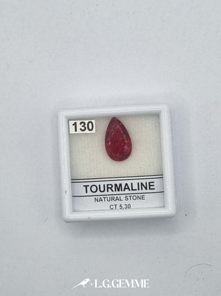 tormalina 5.30ct rosso goccia